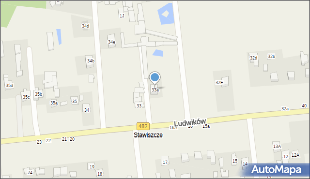 Grabowiec, Grabowiec, 33a, mapa Grabowiec