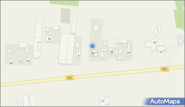 Grabowiec, Grabowiec, 3a, mapa Grabowiec