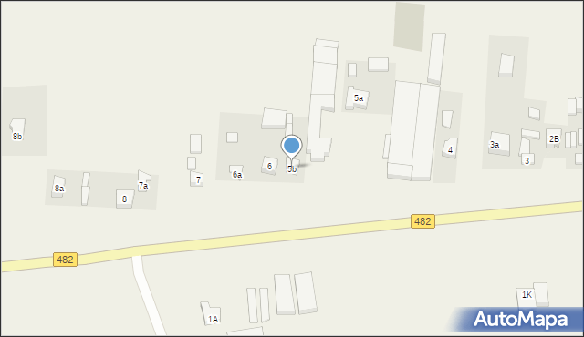 Grabowiec, Grabowiec, 5b, mapa Grabowiec