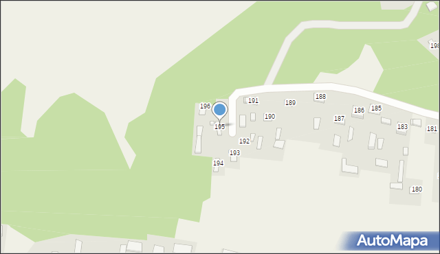 Grabowiec-Góra, Grabowiec-Góra, 195, mapa Grabowiec-Góra