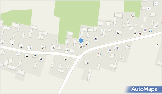 Grabowiec-Góra, Grabowiec-Góra, 25, mapa Grabowiec-Góra