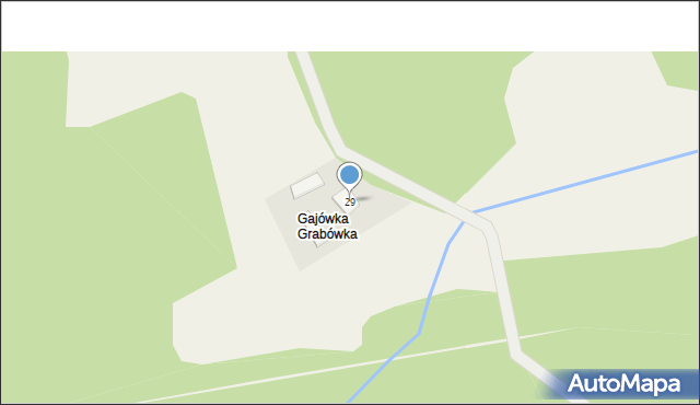 Grabówka, Grabówka, 29, mapa Grabówka