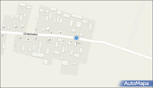 Grabówka, Grabówka, 2, mapa Grabówka