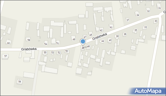 Grabówka, Grabówka, 48, mapa Grabówka