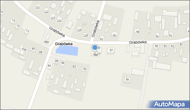 Grabówka, Grabówka, 59a, mapa Grabówka