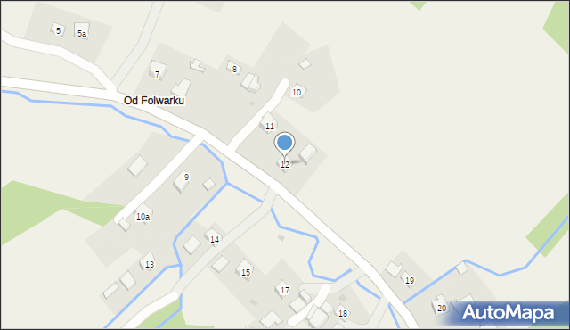 Grabówka, Grabówka, 12, mapa Grabówka