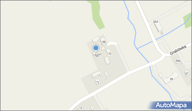 Grabówka, Grabówka, 70a, mapa Grabówka