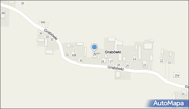 Grabówki, Grabówki, 29, mapa Grabówki