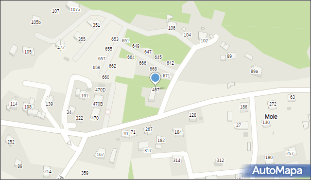 Grabówki, Grabówki, 467, mapa Grabówki