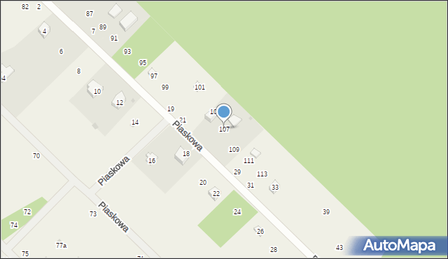 Grabówko, Grabówko, 107, mapa Grabówko