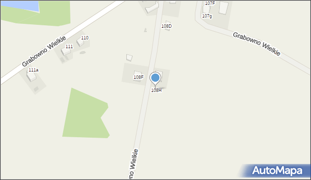 Grabowno Wielkie, Grabowno Wielkie, 108H, mapa Grabowno Wielkie