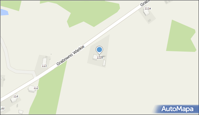 Grabowno Wielkie, Grabowno Wielkie, 111b, mapa Grabowno Wielkie
