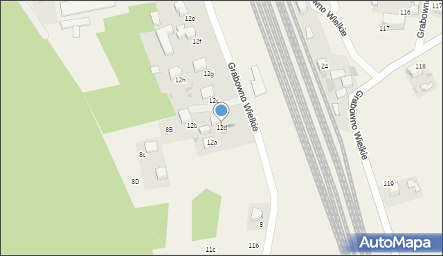 Grabowno Wielkie, Grabowno Wielkie, 12d, mapa Grabowno Wielkie