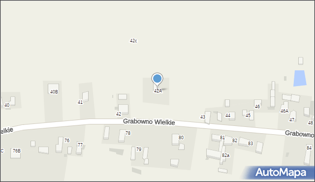 Grabowno Wielkie, Grabowno Wielkie, 42A, mapa Grabowno Wielkie