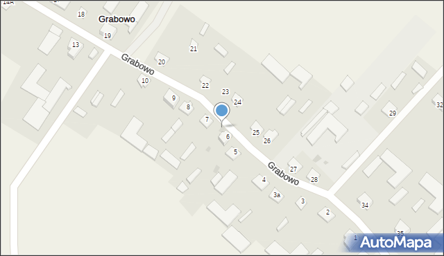 Grabowo, Grabowo, 6A, mapa Grabowo