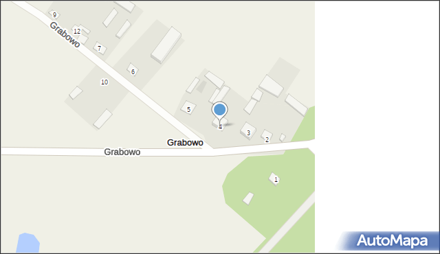 Grabowo, Grabowo, 4, mapa Grabowo