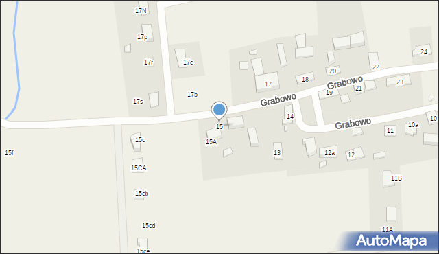 Grabowo, Grabowo, 15, mapa Grabowo