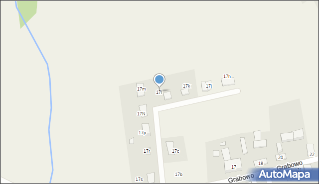 Grabowo, Grabowo, 17l, mapa Grabowo