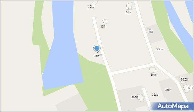 Grabowo, Grabowo, 36la, mapa Grabowo