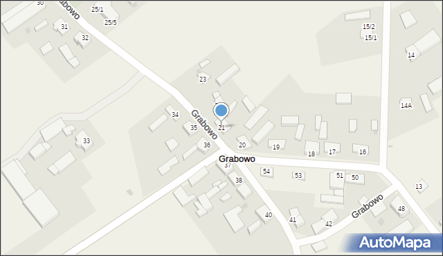 Grabowo, Grabowo, 21, mapa Grabowo