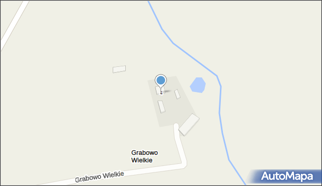 Grabowo Wielkie, Grabowo Wielkie, 4, mapa Grabowo Wielkie