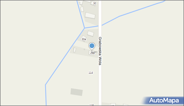 Grabowska Wola, Grabowska Wola, 29a, mapa Grabowska Wola