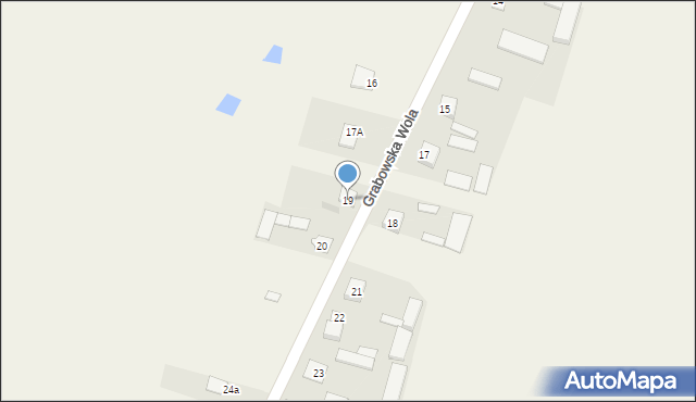 Grabowska Wola, Grabowska Wola, 19, mapa Grabowska Wola