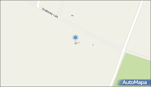 Grabowy Las, Grabowy Las, 3a, mapa Grabowy Las