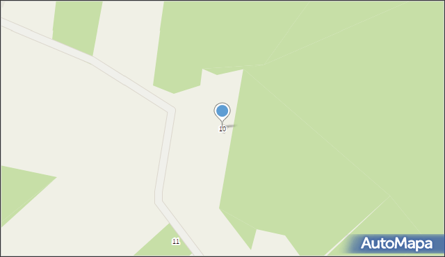 Grabowy Las, Grabowy Las, 10, mapa Grabowy Las
