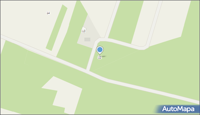 Grabszczyzna, Grabszczyzna, 12, mapa Grabszczyzna