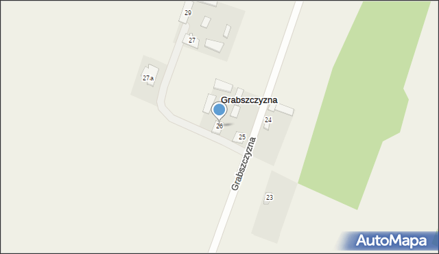 Grabszczyzna, Grabszczyzna, 26, mapa Grabszczyzna