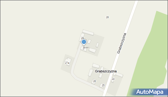 Grabszczyzna, Grabszczyzna, 27, mapa Grabszczyzna