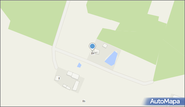 Grabszczyzna, Grabszczyzna, 8A, mapa Grabszczyzna