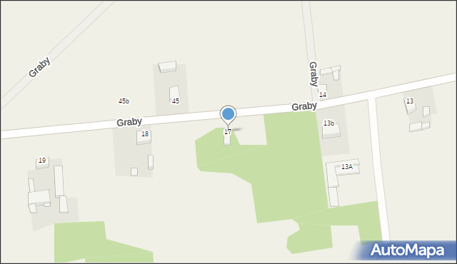 Graby, Graby, 17, mapa Graby
