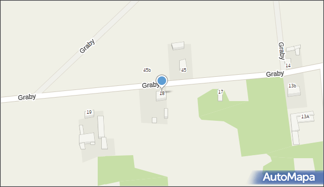 Graby, Graby, 18, mapa Graby