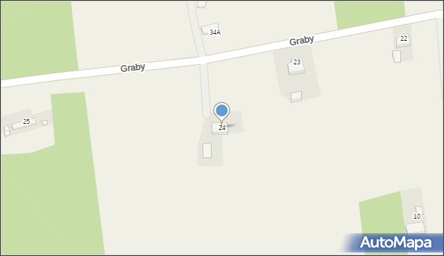 Graby, Graby, 24, mapa Graby
