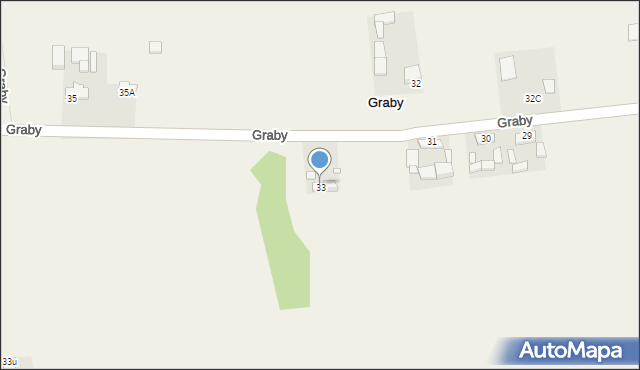 Graby, Graby, 33, mapa Graby