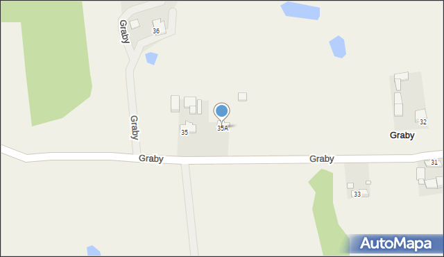 Graby, Graby, 35A, mapa Graby