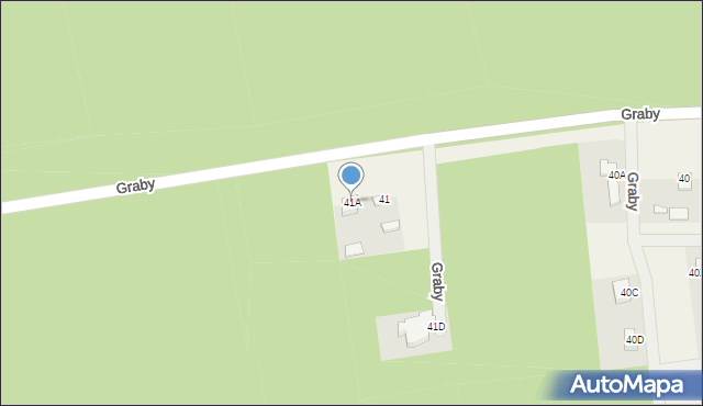 Graby, Graby, 41A, mapa Graby