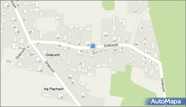 Gracuch, Gracuch, 15, mapa Gracuch