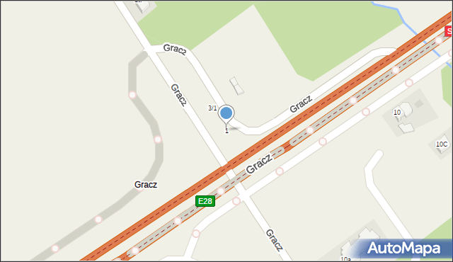 Gracz, Gracz, 1, mapa Gracz