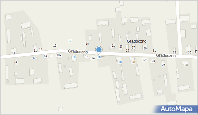 Gradoczno, Gradoczno, 16, mapa Gradoczno