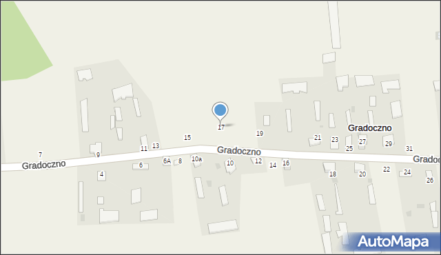 Gradoczno, Gradoczno, 17, mapa Gradoczno