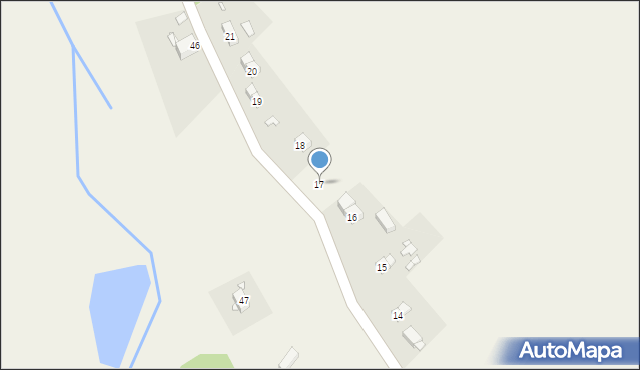 Gradówek, Gradówek, 17, mapa Gradówek