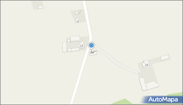 Gradowo, Gradowo, 14a, mapa Gradowo