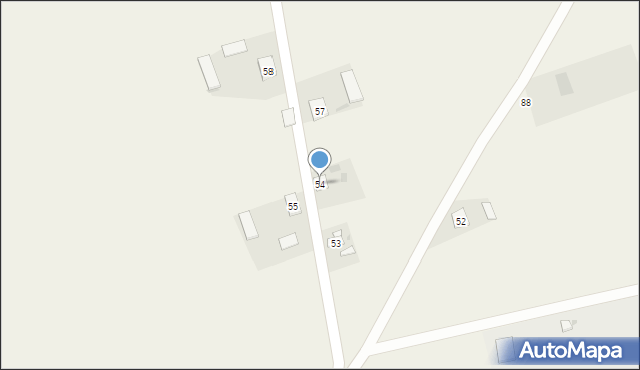 Gradowo, Gradowo, 54, mapa Gradowo