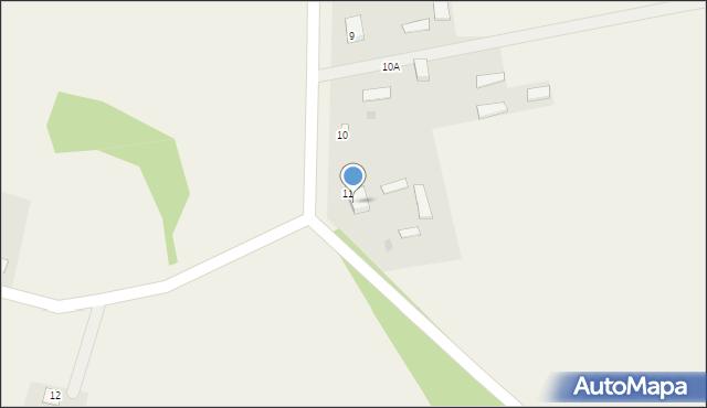 Grądy, Grądy, 11A, mapa Grądy