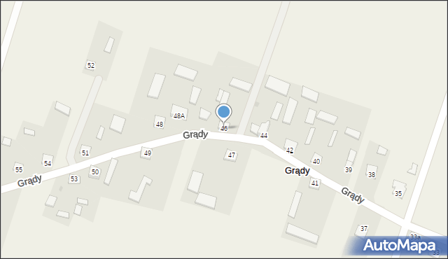 Grądy, Grądy, 46, mapa Grądy