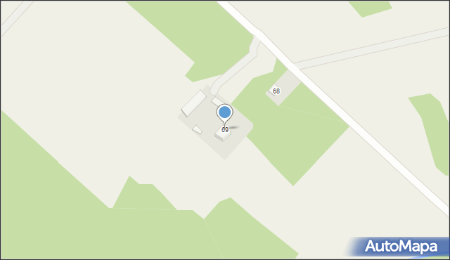 Grądy, Grądy, 69, mapa Grądy