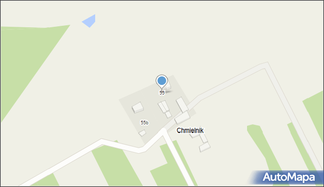 Grądy, Grądy, 55, mapa Grądy